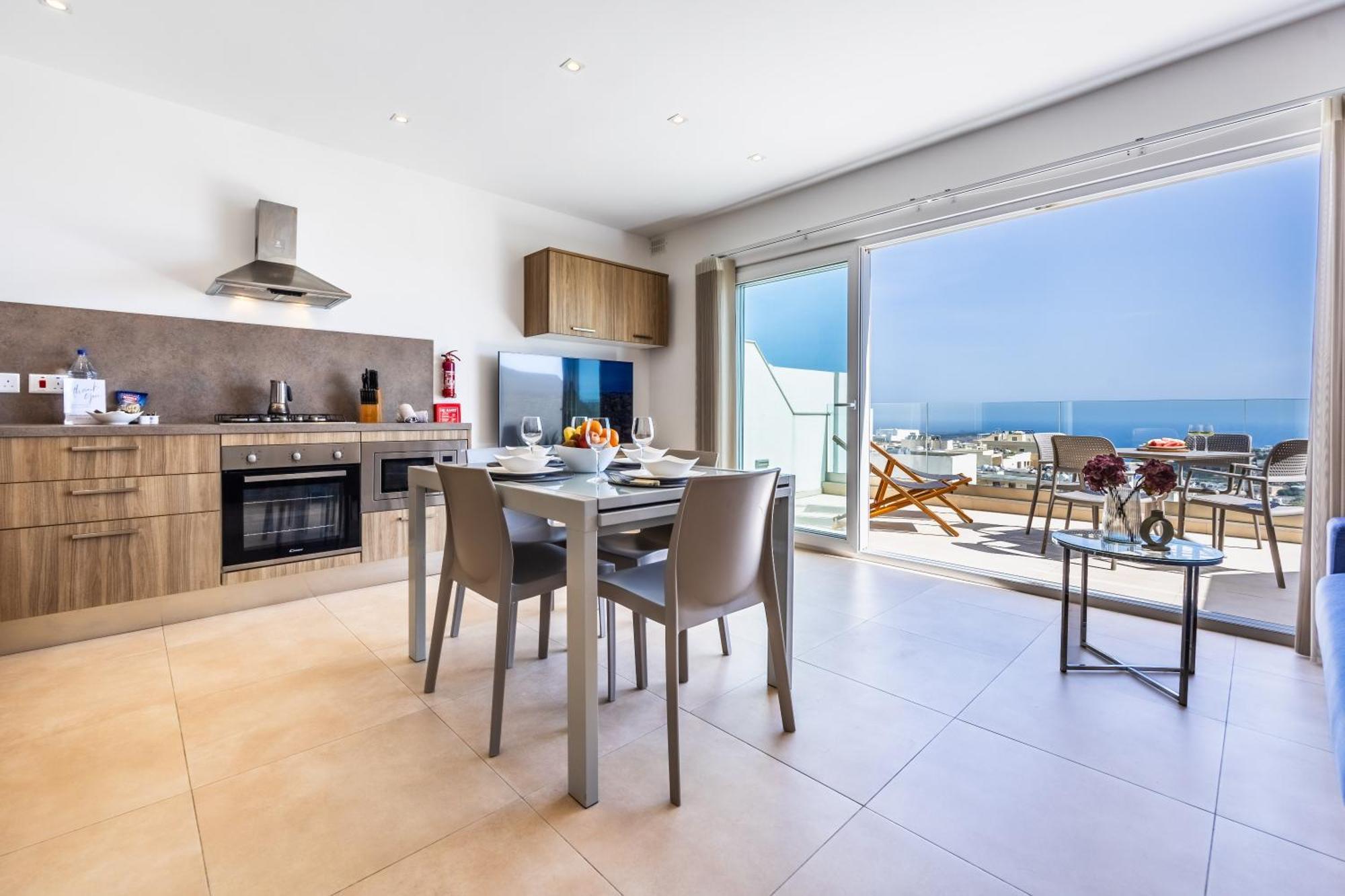 Fl7 Thelodge-Amazing View W Big Terrace By Homely Mellieħa Dış mekan fotoğraf